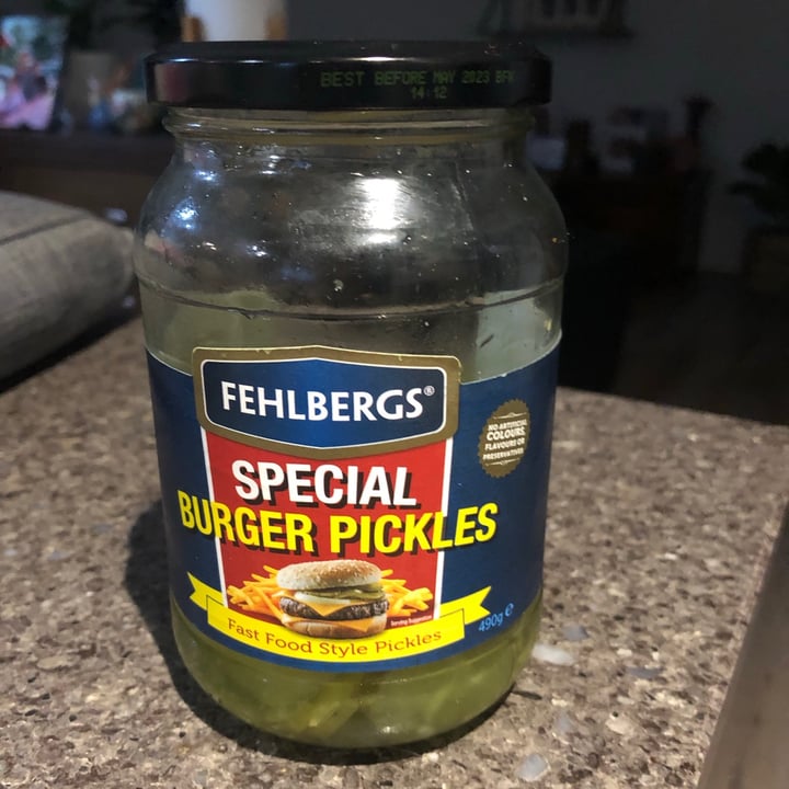 Fehlbergs Special Burger Pickles Review abillion