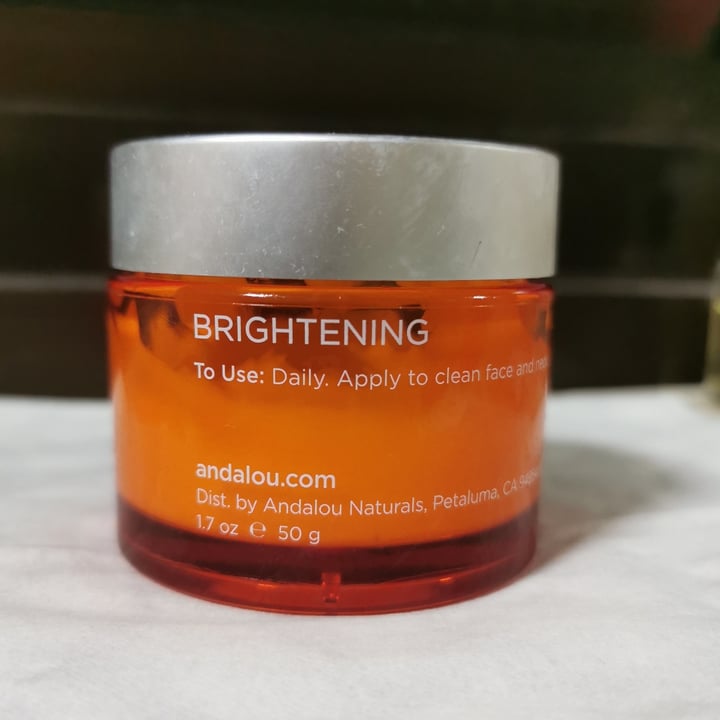 Andalou Naturals Brightening Cream Review abillion