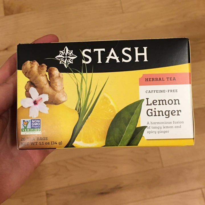 Stash Organics Tea ( lemon and ginger ) Review abillion