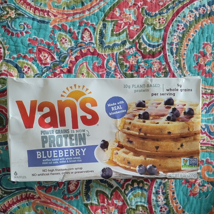 Van’s Foods Protein Blueberry Waffles Review abillion