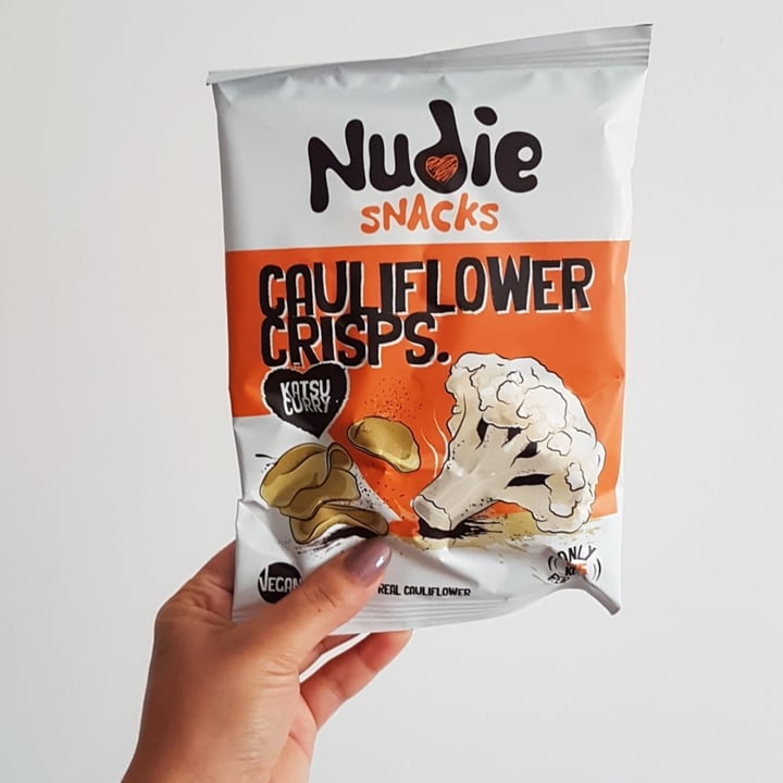Nudie Snacks Cauliflower Crisps Katsu Curry Review abillion