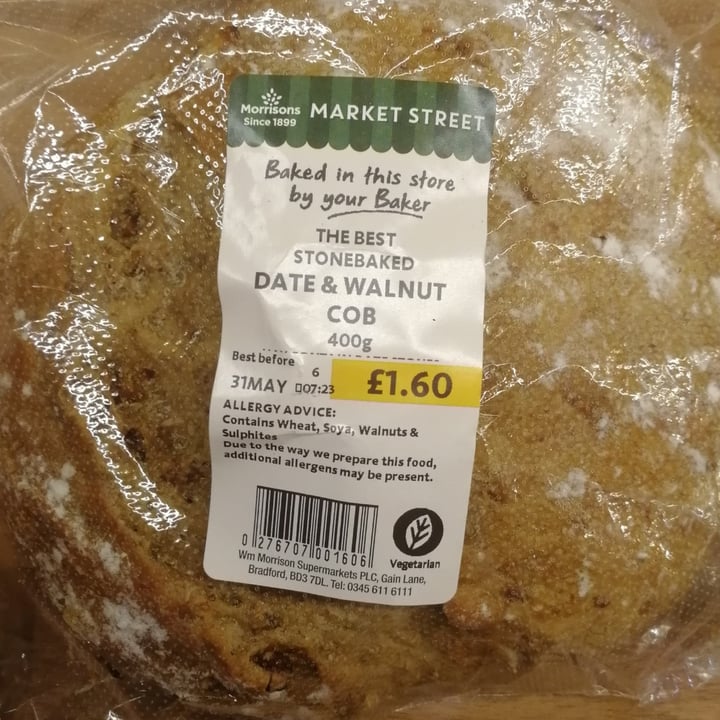 Morrisons Date & Walnut bread Review abillion