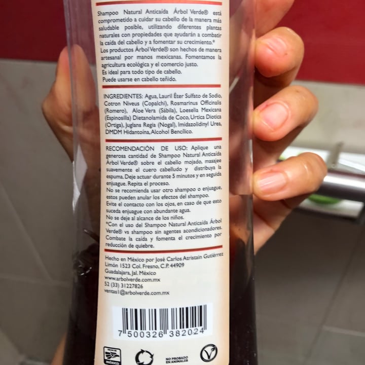 Árbol verde Shampoo Anticaída Reviews abillion