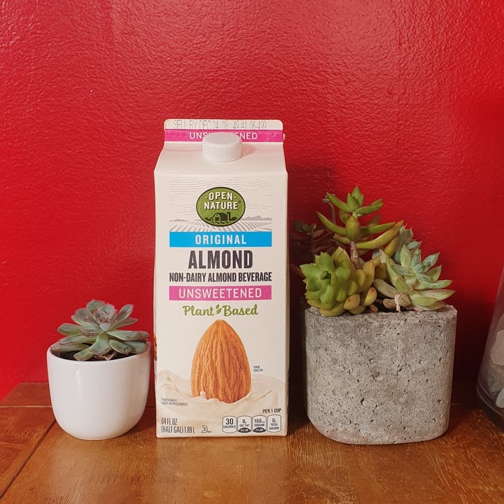 Open Nature Original Unsweetened Almond Beverage Review abillion