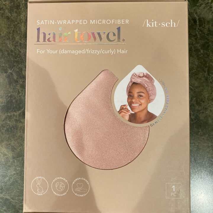 Kitsch Satin Wrapped Microfiber Hair Towel Review | abillion Kitsch Satin Wrapped Microfiber Hair Towel Review | abillion