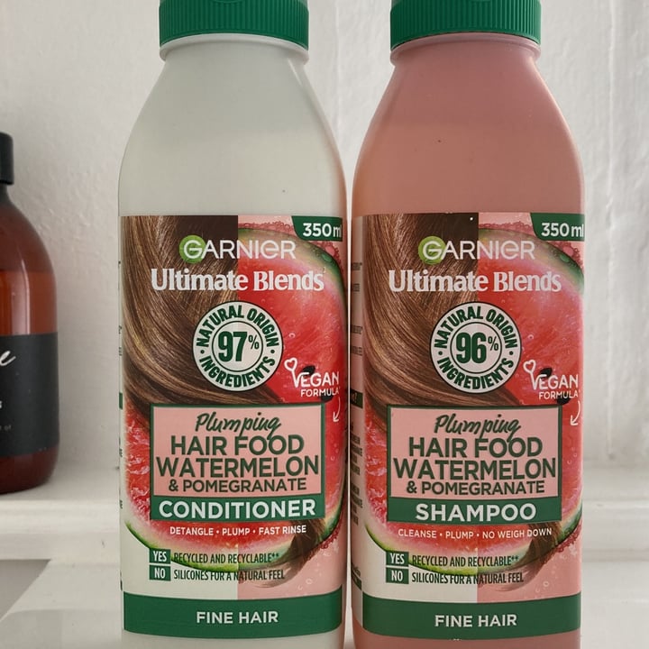 Garnier watermelon shampoo and conditioner Review abillion