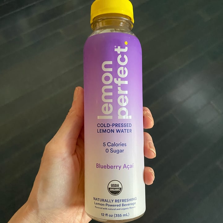 Lemon perfect Blueberry açaí cold pressed lemon water Review abillion