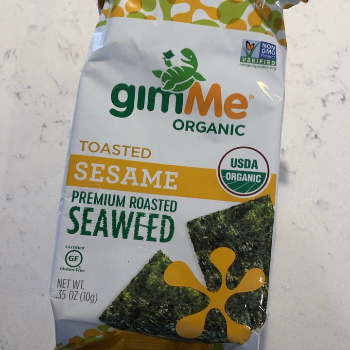 Gimme Organic toasted sesame premium roasted seaweed Review abillion