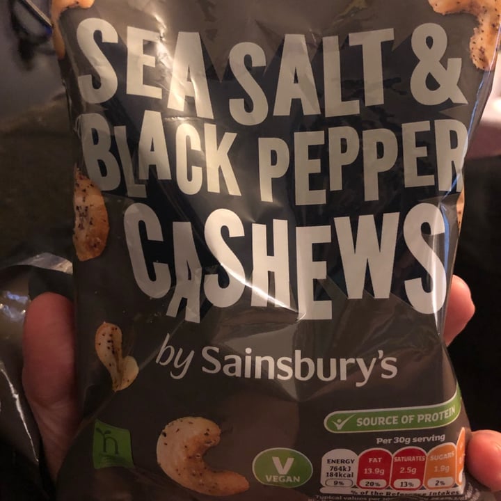 Sainsbury's Sea Salt & Black Pepper Cashews Reviews abillion