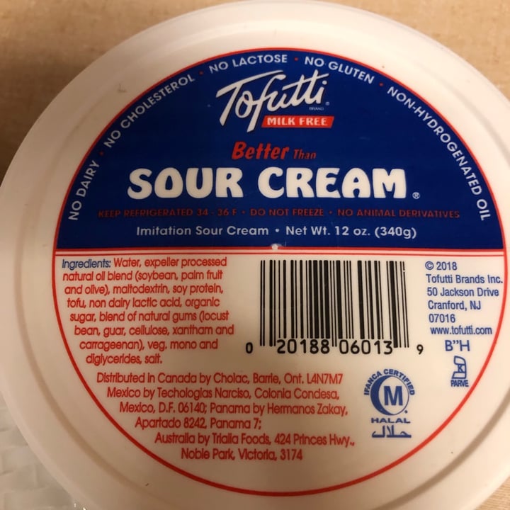 Tofutti Better than Sour Cream Review abillion