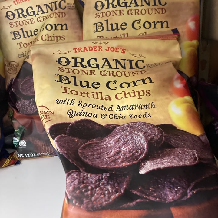 Trader Joe's Organic Blue Corn Tortilla Chips Review abillion