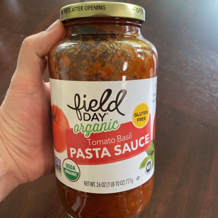 Field Day Organic Tomato Basil Pasta Sauce Review abillion