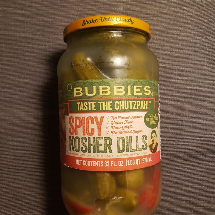 Bubbies Spicy Kosher Dills Review abillion