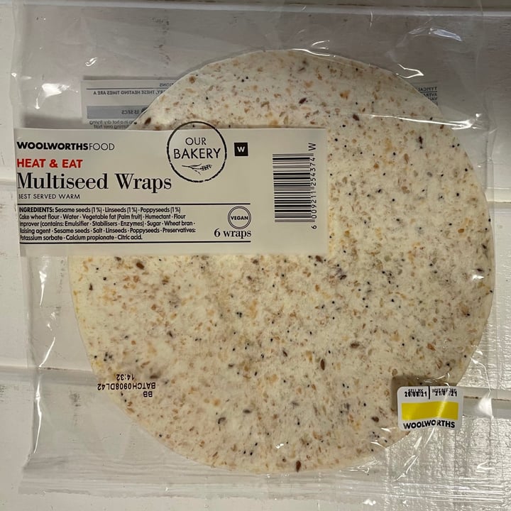 Woolworths Food Multiseed wrap Review abillion