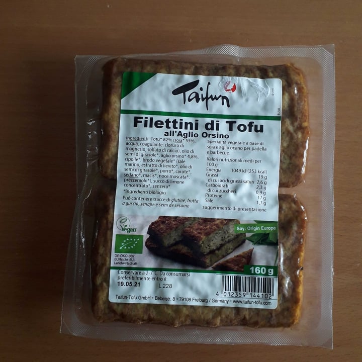 Taifun Filetes tofu ajo silvestre Review abillion