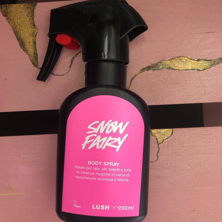 LUSH Fresh Handmade Cosmetics Snow Fairy Body Spray Review | abillion