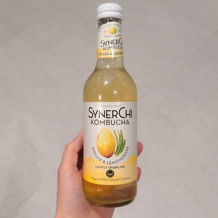 Synerchi Organics Ginger & Lemongrass Kombucha Review abillion