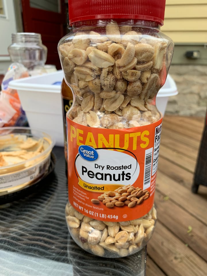 Great Value Dry Roasted Unsalted Peanuts Reviews abillion