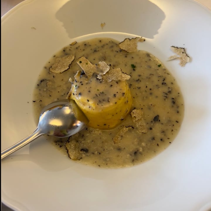 Ristorante La Divina San Italy Tortino di polenta con crema di porcini e tartufo Review