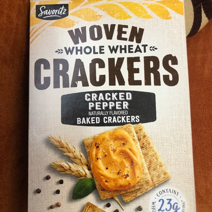Savoritz woven whole wheat crackers black pepper Review abillion