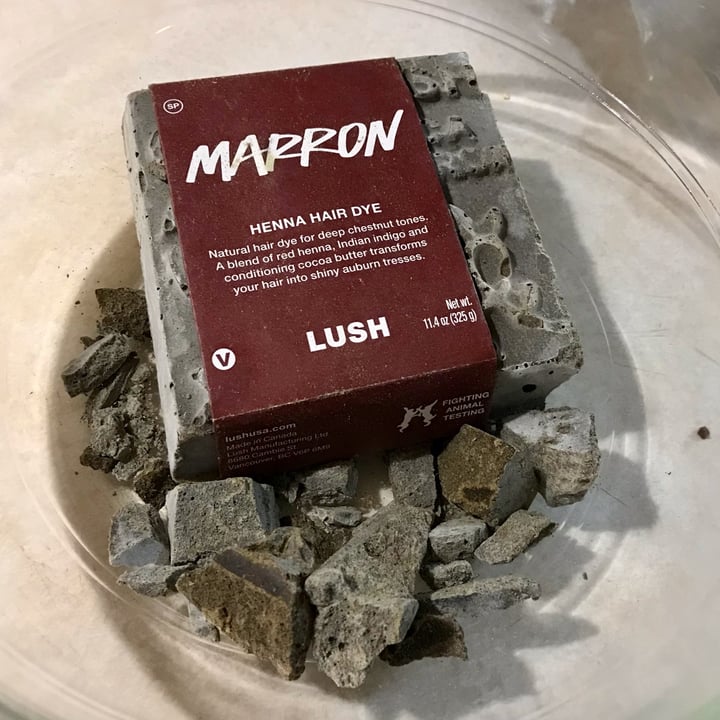 LUSH Fresh Handmade Cosmetics Marron Henna Review abillion