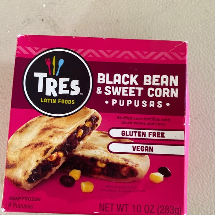 Tres Tres Latin Foods Black Bean & Sweet Corn Pupusas Review abillion
