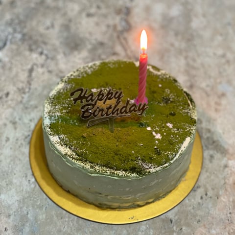 Vegan Japanese Strawberry Matcha Crepe Cake 6”