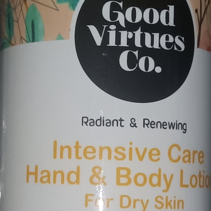 Good Virtues Co Radiant Renewing Intensive Care Hand Body Lotion good-virtues-co-radiant-renewing-intensive-care-hand-body-lotion
