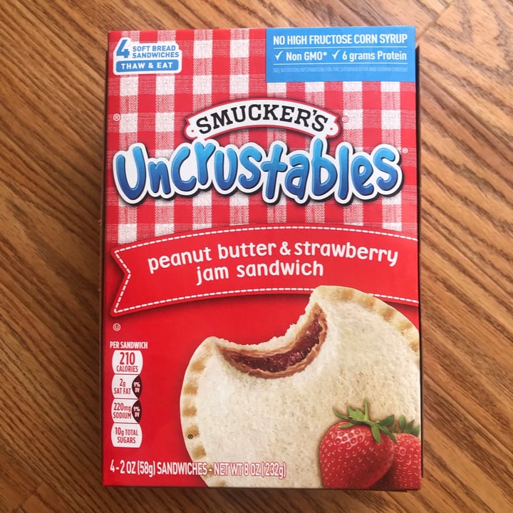 Smucker's Uncrustables Peanut Butter And Strawberry Jam Reviews