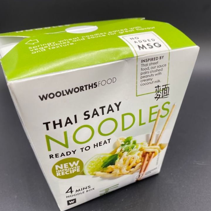 Woolworths Food Thai satay noodles Review abillion