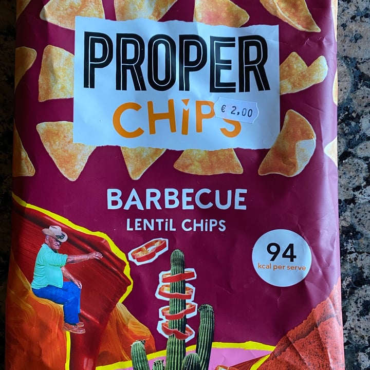 Proper Chips Barbecue Lentil Chips Review abillion