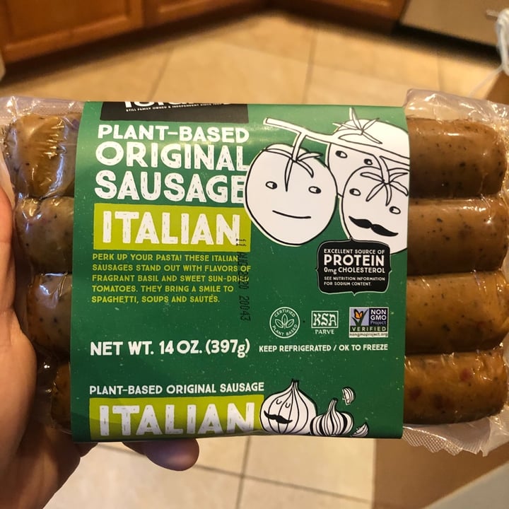 Tofurky Plantbased Sausages Italian Review abillion