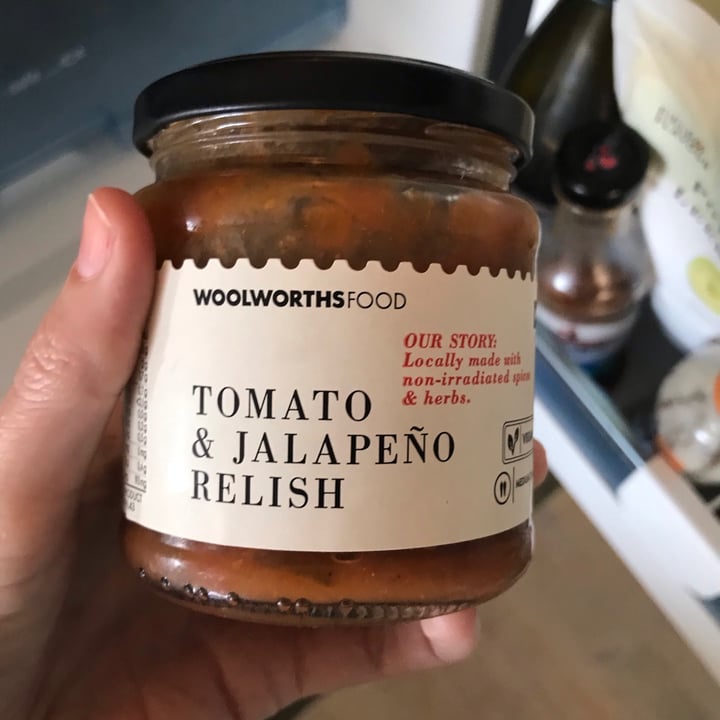 Woolworths Food Tomato and jalapeño relish Review abillion