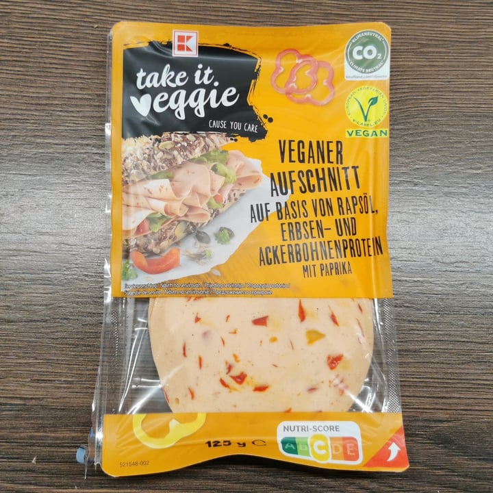 Kaufland Take it Veggie Veganer Aufschnitt mit Paprika Reviews abillion
