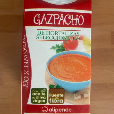 Alipende, Gazpacho suave, soft drinks, beverages, food, review