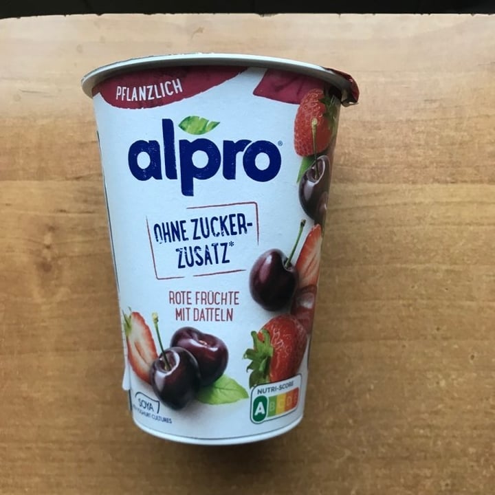 Alpro Red Fruits With Dates Yogurt Reviews abillion