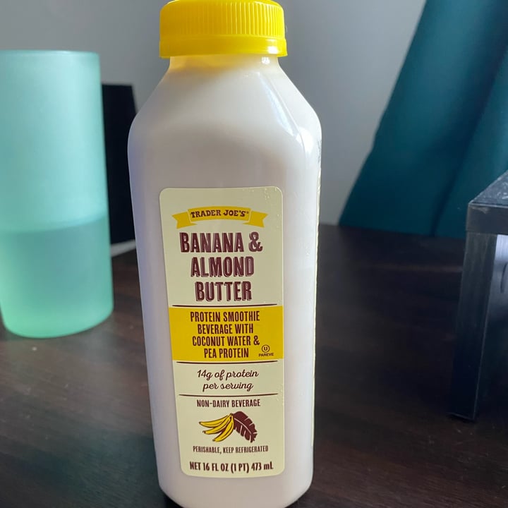 Trader Joe's Banana and Almond Butter Drink Review abillion