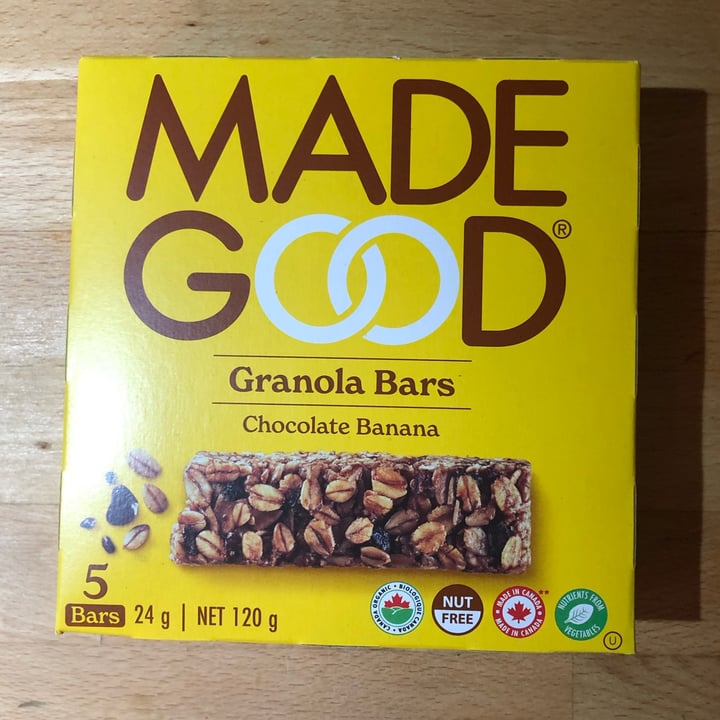 Made Good Chocolate Banana Granola Bars Review abillion