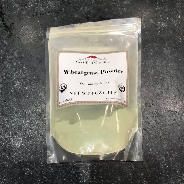 mountain rose herbs Wheatgrass Powder Review abillion