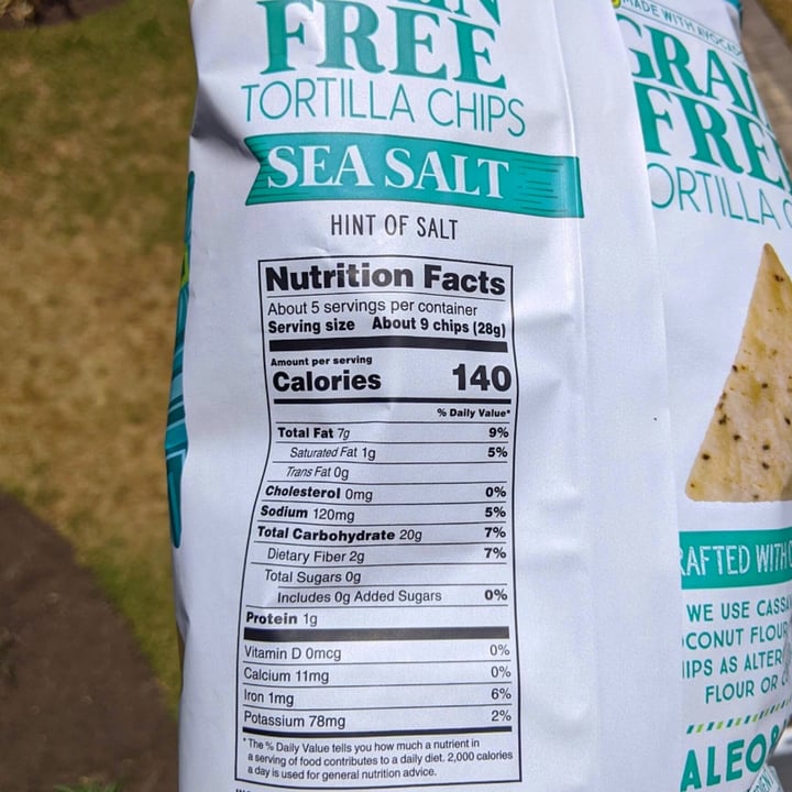 Sprouts Farmers Market Grain Free Sea Salt Tortilla Chips Review abillion