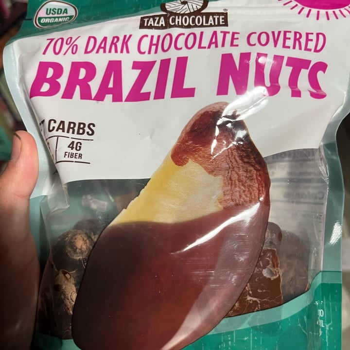 Taza Chocolate Dark Chocolate covered Brazil nuts Review abillion