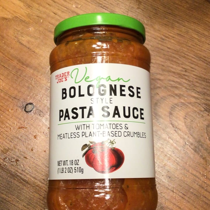 Trader Joe's Vegan bolognese style pasta sauce Review abillion