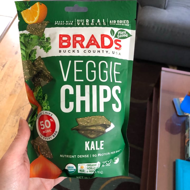 Brad’s Plant Based Veggie Chips Kale Review abillion
