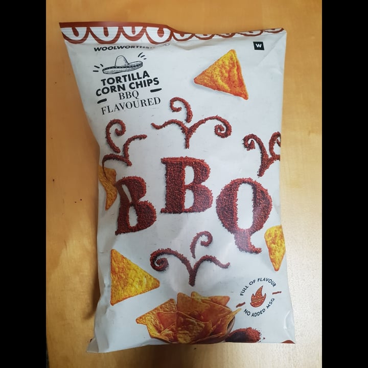 Woolworths Food BBQ Flavoured Tortilla Corn Chips Review abillion