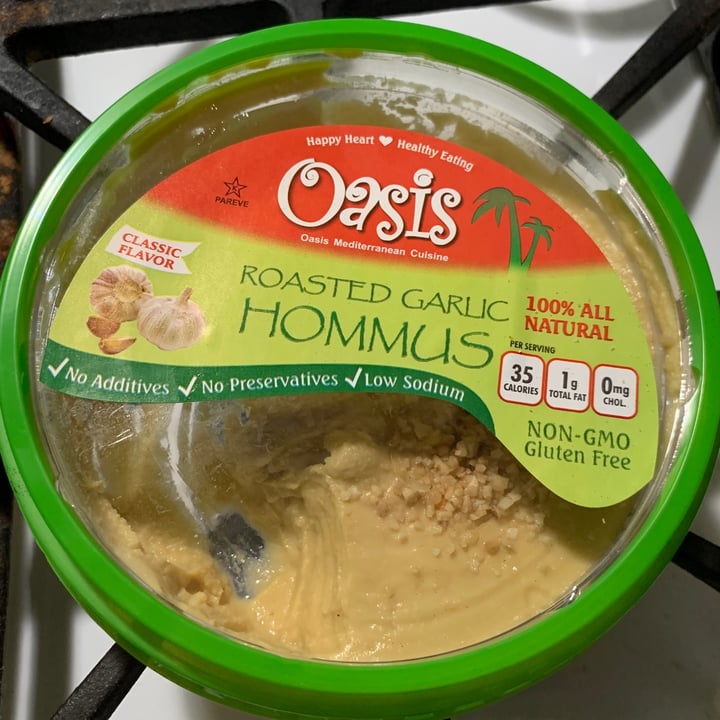 Oasis Roasted Garlic Hommus Review abillion