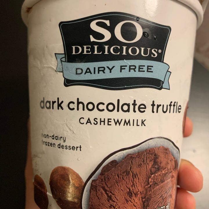 So Delicious Dairy Free Dark Chocolate Truffle Cashewmilk Frozen