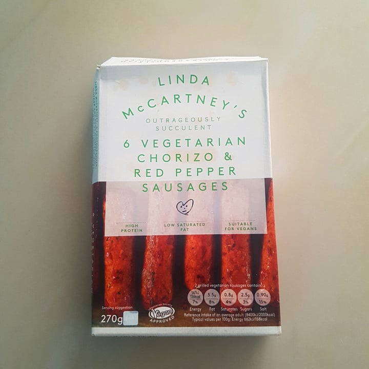 Linda McCartney's 6 Vegetarian Chorizo & Red Pepper Sausages Review