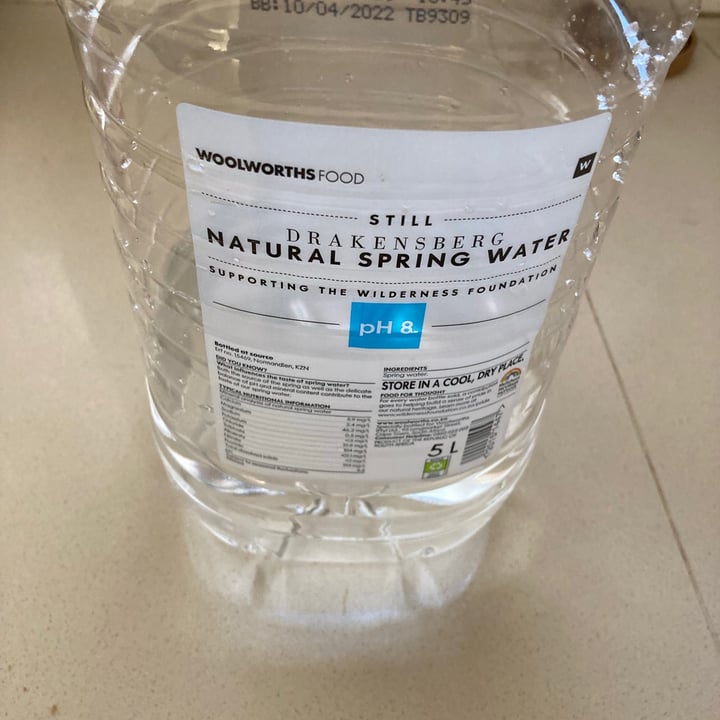 Woolworths Food Natural Spring Water Review 