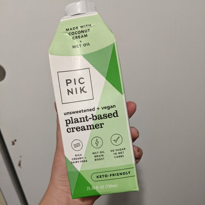 Picnik Unsweetened vegan creamer Review abillion