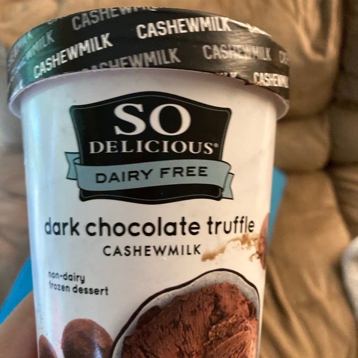 So Delicious Dairy Free Dark Chocolate Truffle Cashewmilk Frozen